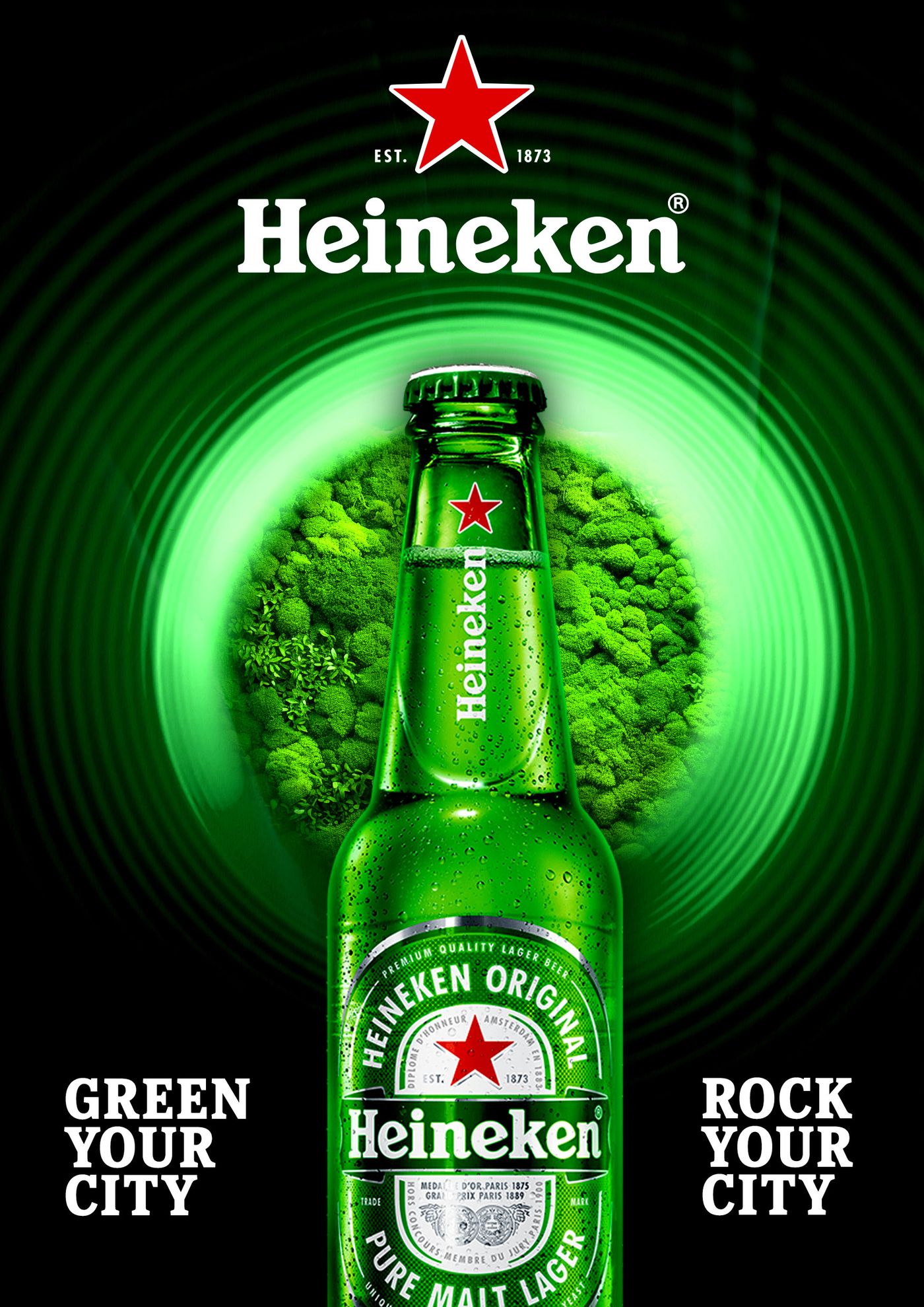 Heineken record poster